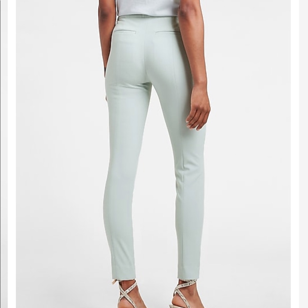 Express High Waisted Twill Soft Skinny Pant Size XXS - Picture 3 of 6
